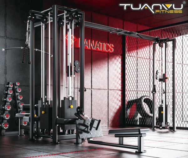 Giàn Tập Đa Chức Năng 5 Cụm Ròng Rọc FS9900, gian tap da chuc nang 5 cum rong roc fs9900