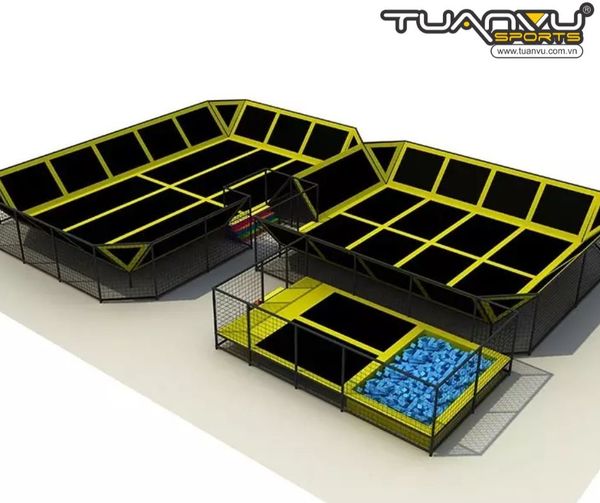 Công viên bạt nhún trong nhà KP-BC141122-5, cong vien bat nhun trong nha kp bc141122 5
