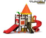 Sân chơi ngoài trời mầm non 2 tầng TQ-ZR1114, San choi ngoai troi mam non 2 tang TQ ZR1114