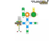 Sân chơi ngoài trời mầm non KP-CB107, san choi ngoai troi mam non kp cb107