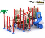 Sân chơi ngoài trời mầm non KP-CB119, san choi ngoai troi mam non kp cb119