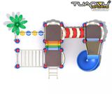 Sân chơi ngoài trời mầm non KP-CB119, san choi ngoai troi mam non kp cb119