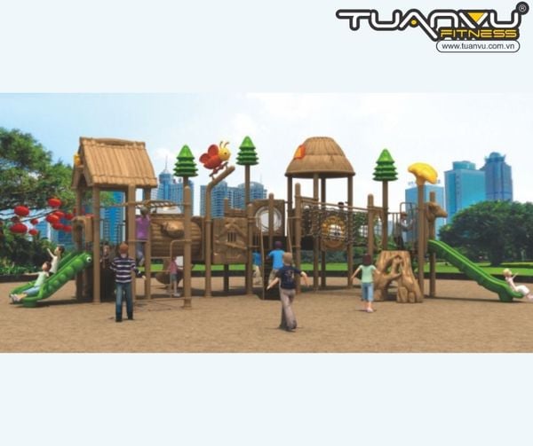 Sân chơi ngoài trời mầm non KP-TY022, san choi ngoai troi mam non kp ty022