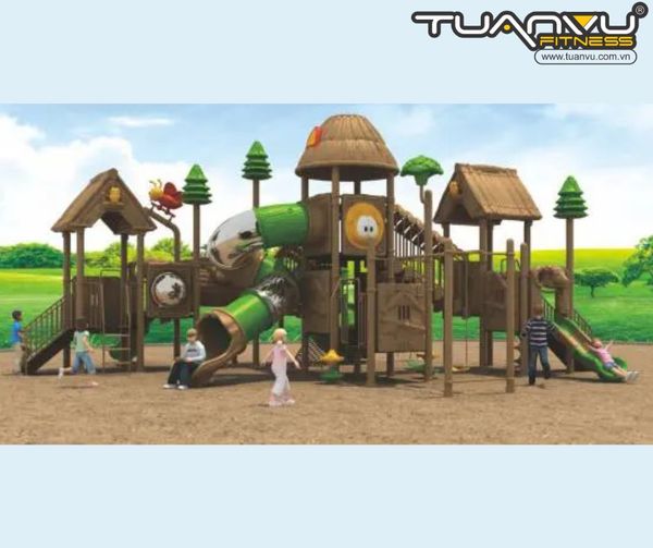 Sân chơi ngoài trời mầm non KP-TY028, san choi ngoai troi mam non kp ty028
