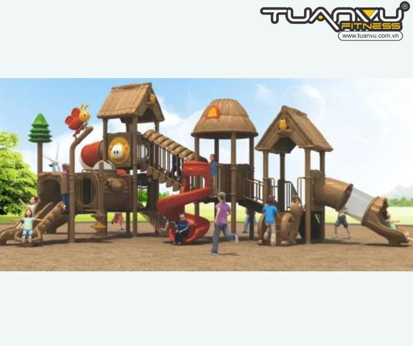 Sân chơi ngoài trời mầm non KP-TY029, san choi ngoai troi mam non kp ty029