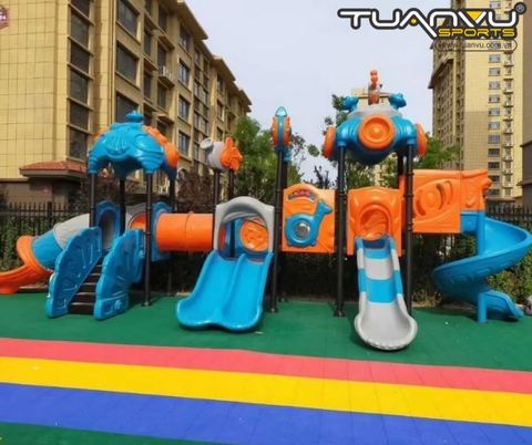 Sân chơi ngoài trời mầm non KP-XAL110. san choi ngoai troi mam non kp xal110