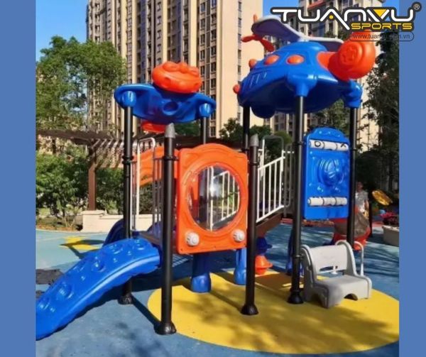 Sân chơi ngoài trời mầm non KP-XAL119, san choi ngoai troi mam non kp xal119