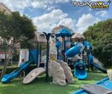 Sân chơi ngoài trời mầm non KP-XAL127. san choi ngoai troi mam non kp xal127