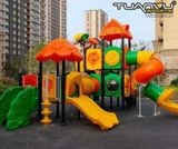 Sân chơi ngoài trời mầm non KP-XAL130, san choi ngoai troi mam non kp xal130