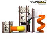 Sân chơi ngoài trời mầm non lâu đài KP-CB133, san choi ngoai troi mam non lau dai kp cb133