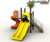 Sân chơi ngoài trời mầm non TQ-ZR126, San choi ngoai troi mam non TQ ZR126
