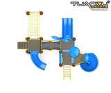 Sân chơi ngoài trời mầm non TQ-ZR214, San choi ngoai troi mam non TQ ZR214