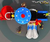 Sân chơi ngoài trời mầm non vũ trụ KP-TK011, san choi ngoai troi mam non vu tru kp tk011