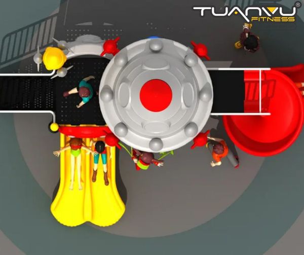 Sân chơi ngoài trời mầm non vũ trụ KP-TK014, san choi ngoai troi mam non vu tru kp tk014