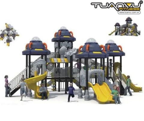 Sân chơi ngoài trời mầm non vũ trụ KP-TK021, san choi ngoai troi mam non vu tru kp tk021