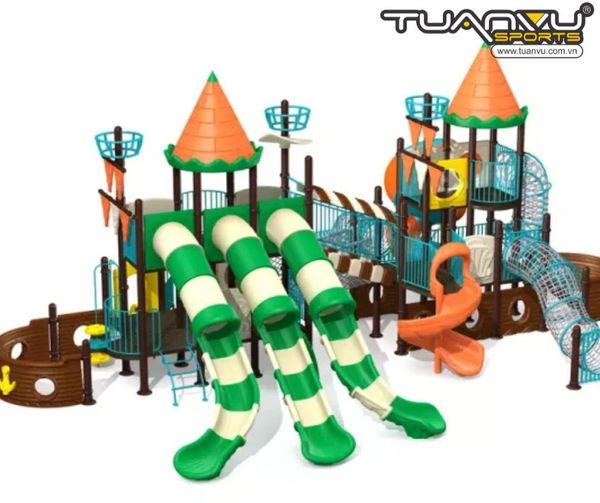 Sân chơi ngoài trời tàu cướp biển KP-HD1211, san choi ngoai troi tau cuop bien kp hd1211