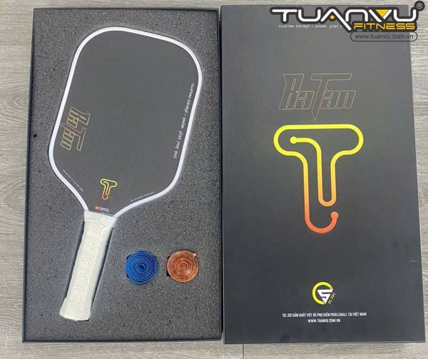 Vợt Pickleball Bá Tân Carbon 3K, vot pickleball ba tan carbon 3k