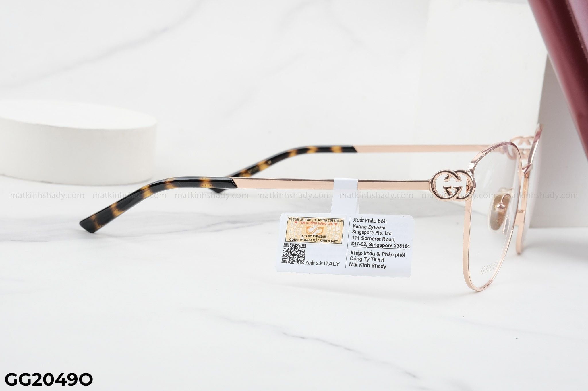  Gọng kính Gucci Nữ Kim Loại - GG2049O 