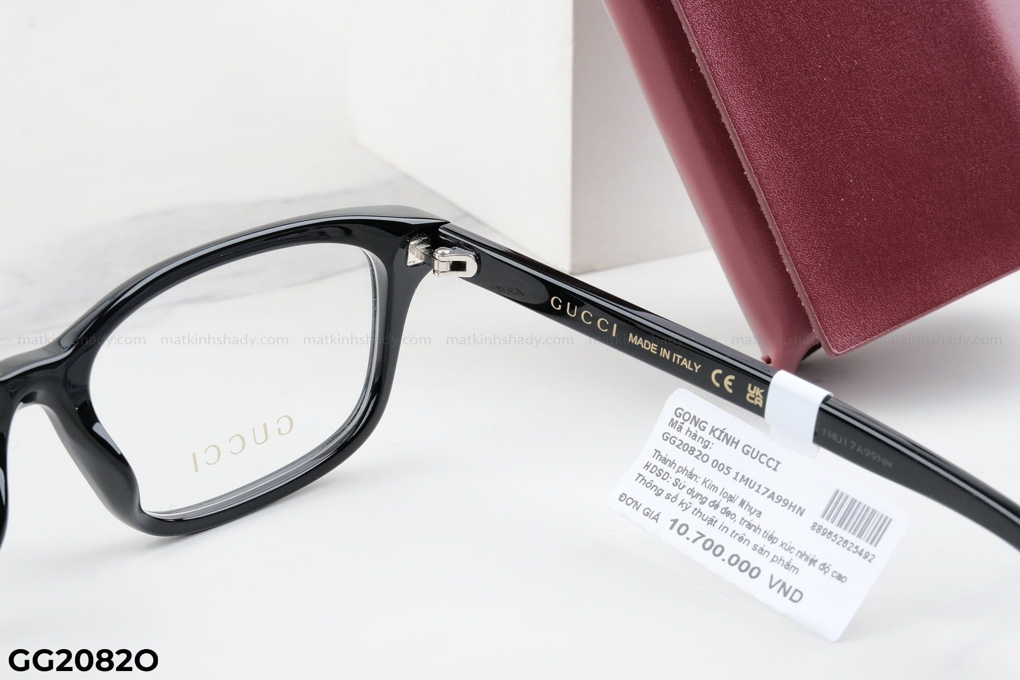  Gọng kính Gucci Nam Nữ Nhựa - GG2082O 