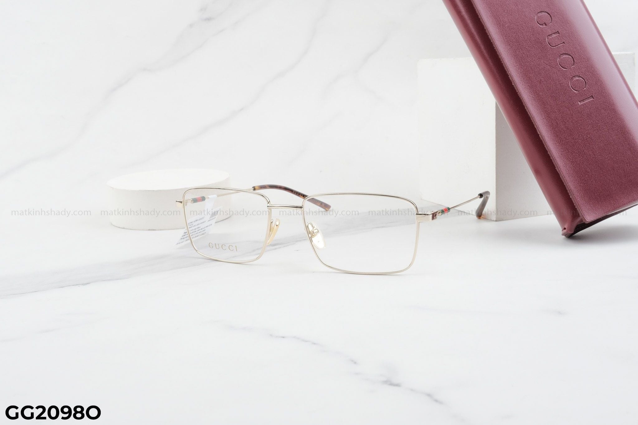  Gọng kính Gucci Nam Nữ Kim Loại - GG2098O 