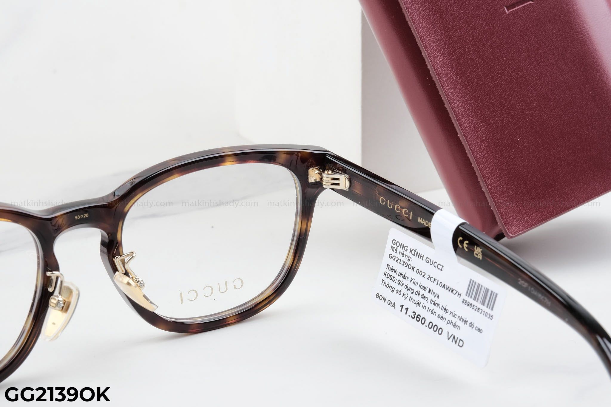  Gọng kính Gucci Nam Nữ Nhựa - GG2139OK 