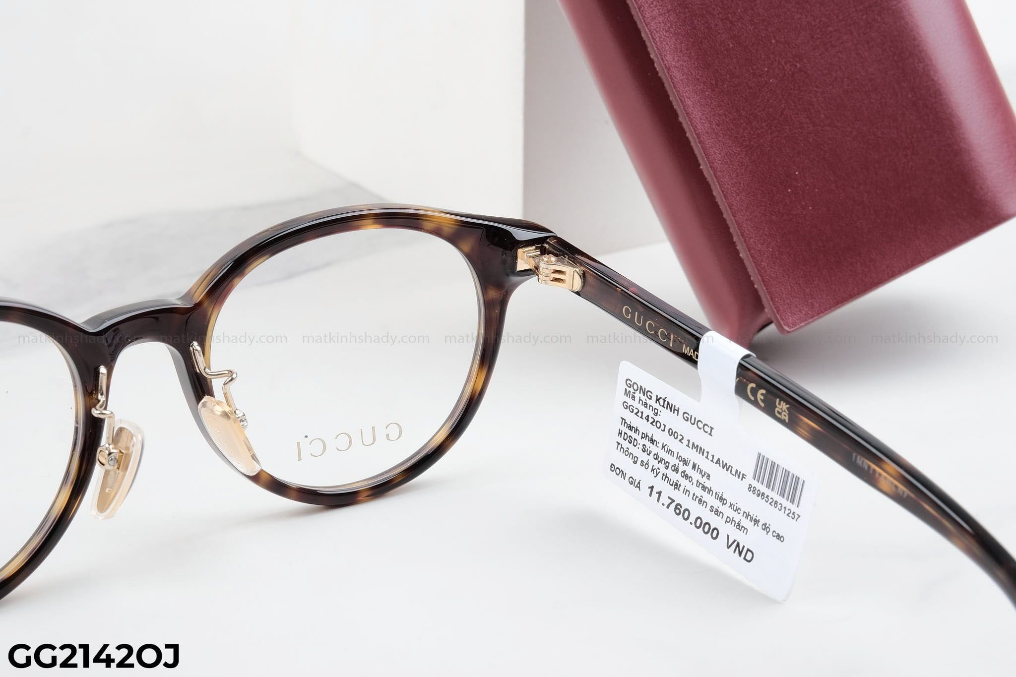  Gọng kính Gucci Nam Nữ Nhựa - GG2142OJ 