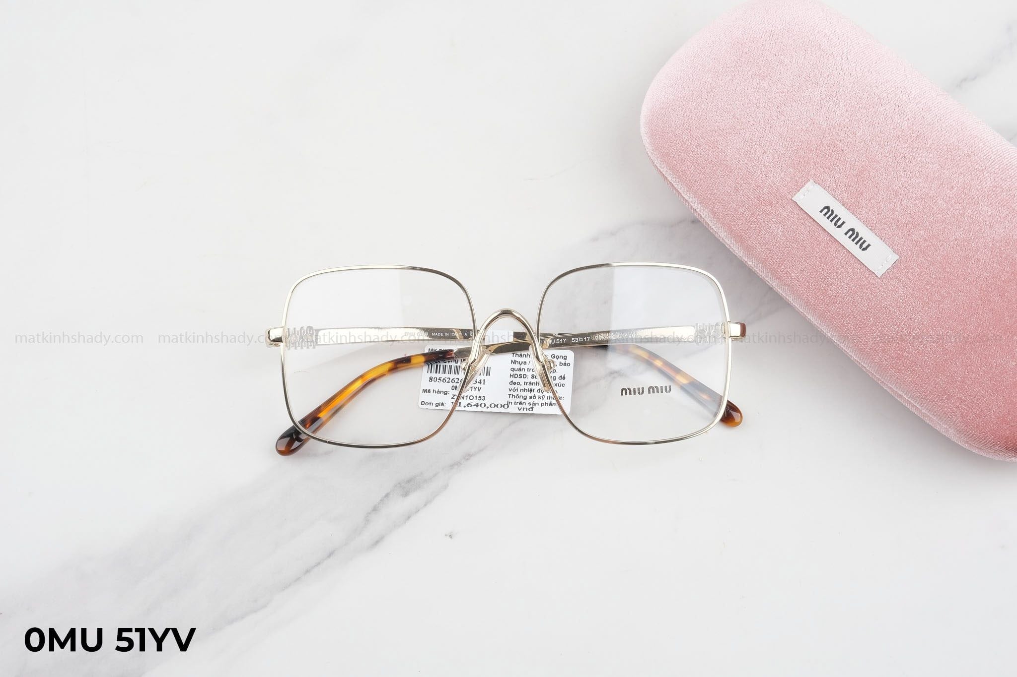  Miu Miu Eyewear - Glasses - 0MU 51YV 