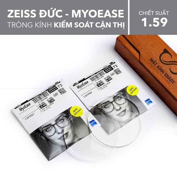 Tròng Kính Kiểm Soát Tiến Triển Cận Thị Trẻ Em Zeiss MyoEase