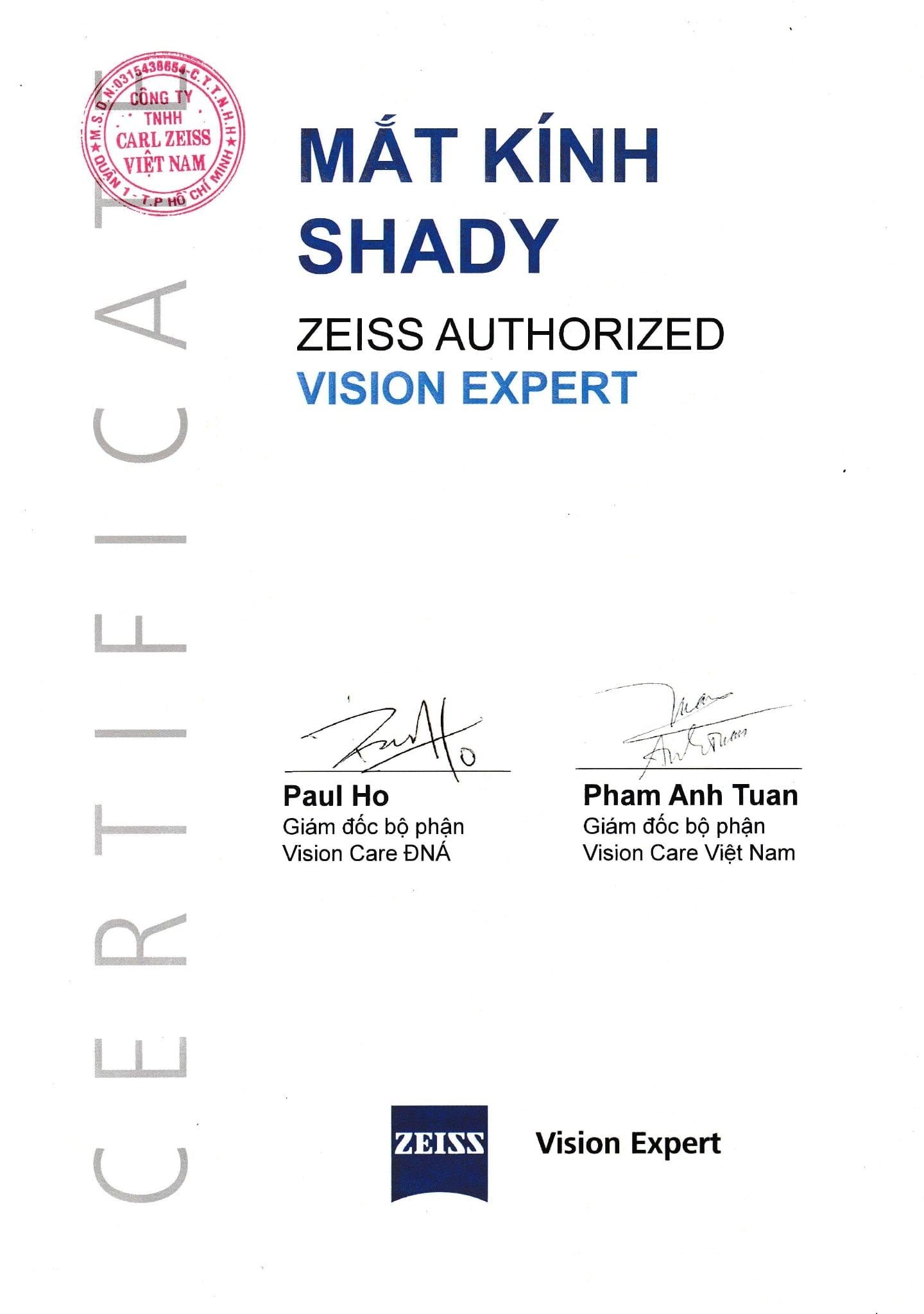  Tròng Kính Siêu Mỏng Chống Chói Duravision® Platinum Zeiss 1.67 