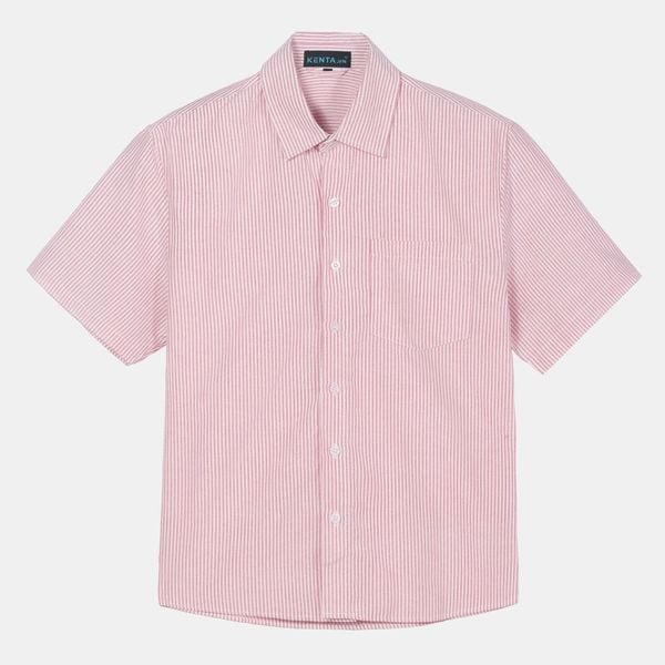  Sơ Mi Tay Ngắn Sọc Nhỏ Vải Oxford SMN0100 