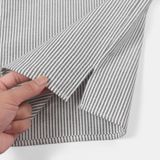  Sơ Mi Tay Ngắn Sọc Nhỏ Vải Oxford SMN0100 