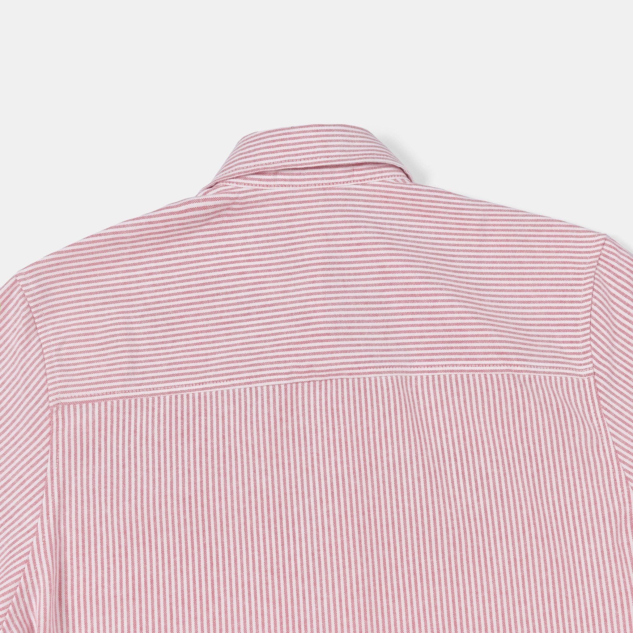  Sơ Mi Tay Ngắn Sọc Nhỏ Vải Oxford SMN0100 