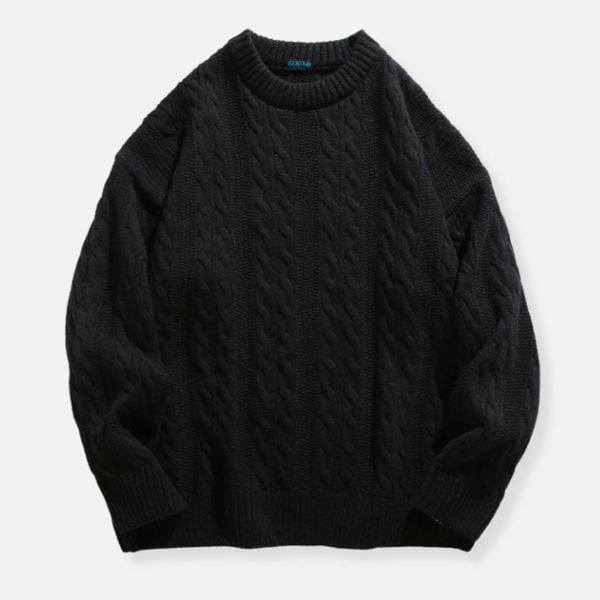  Áo Len Dệt Kim Cổ Tròn Dày Dặn AKL0009 