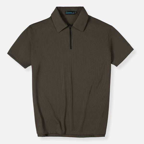  Áo Thun Polo Dây Kéo Elastane Thoáng Mát, Bền Bỉ ATP0052 