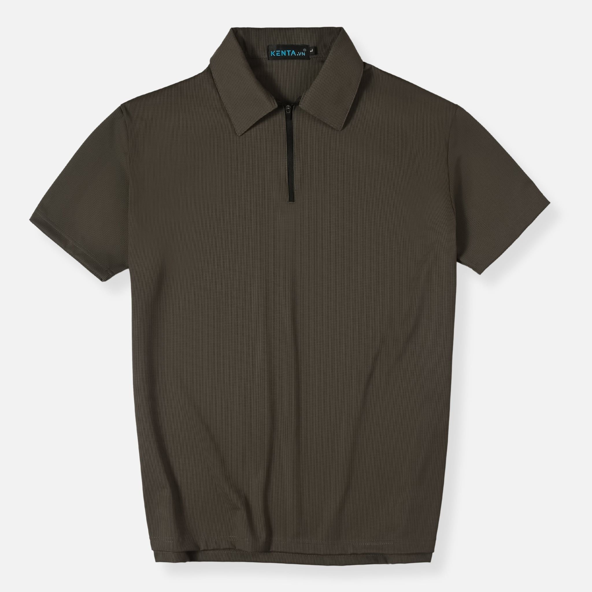  Áo Thun Polo Dây Kéo Elastane Thoáng Mát, Bền Bỉ ATP0052 