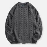  Áo Len Dệt Kim Cổ Tròn Dày Dặn AKL0009 