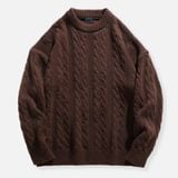  Áo Len Dệt Kim Cổ Tròn Dày Dặn AKL0009 