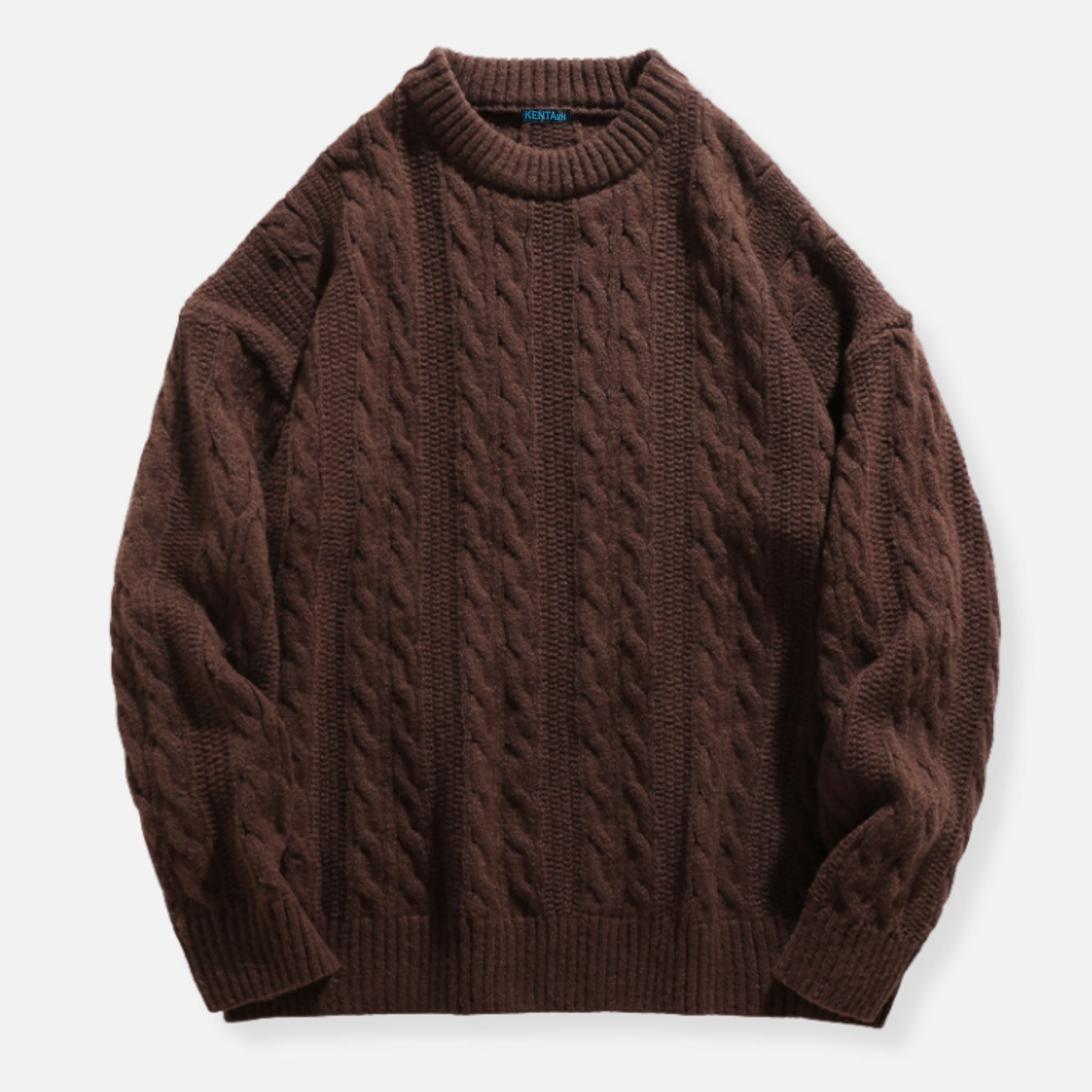  Áo Len Dệt Kim Cổ Tròn Dày Dặn AKL0009 