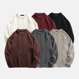  Áo Len Dệt Kim Cổ Tròn Dày Dặn AKL0009 