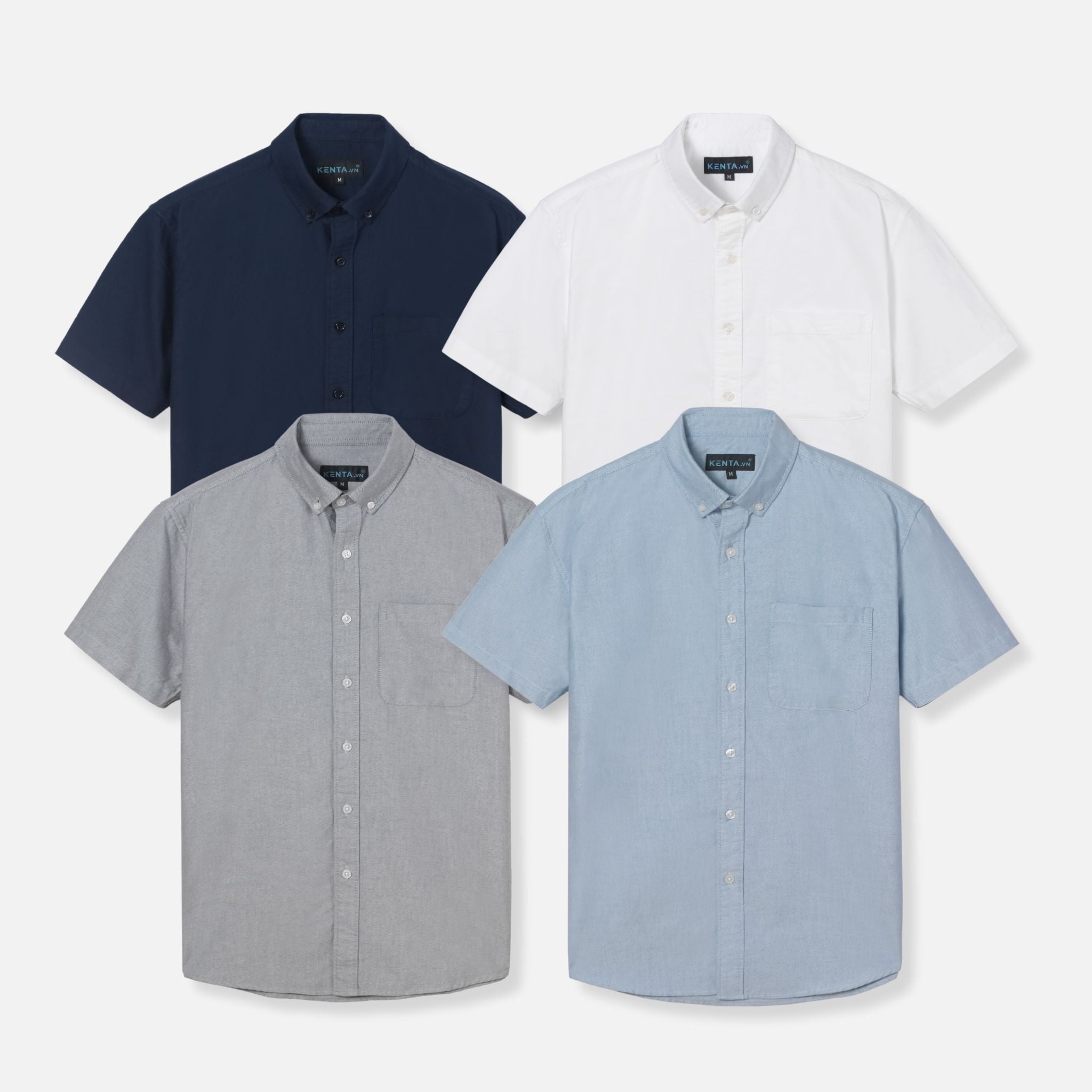  Sơ Mi Nam Tay Ngắn Pure Cotton SMN0099 