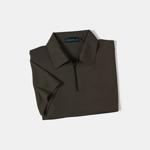  Áo Thun Polo Dây Kéo Elastane Thoáng Mát, Bền Bỉ ATP0052 