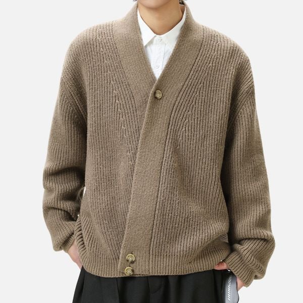  Áo Len Dệt Kim Nút Chéo Dày Dặn AKL0010 