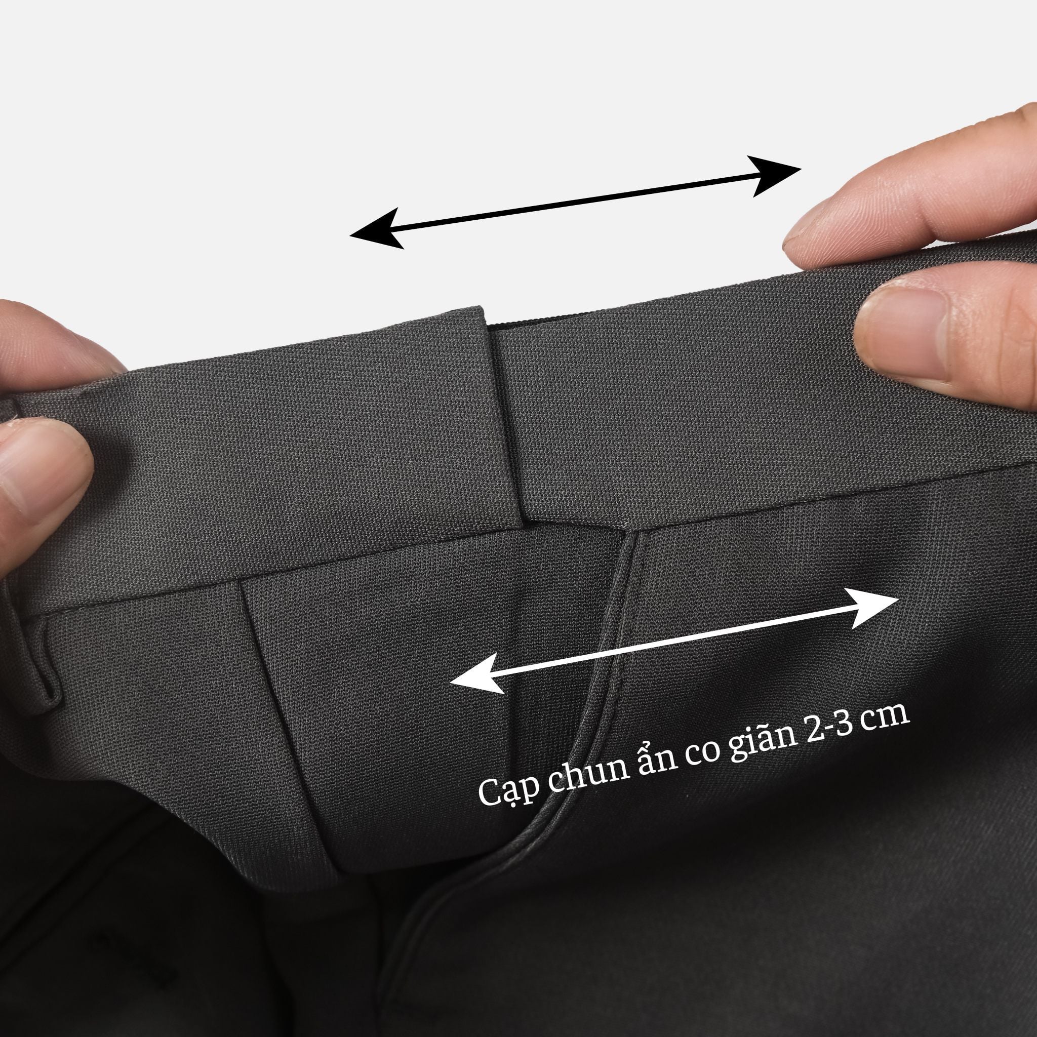  Quần Tây Nam Cạp Thun,  Vải Co Giãn Thoáng Mát QTA0038 