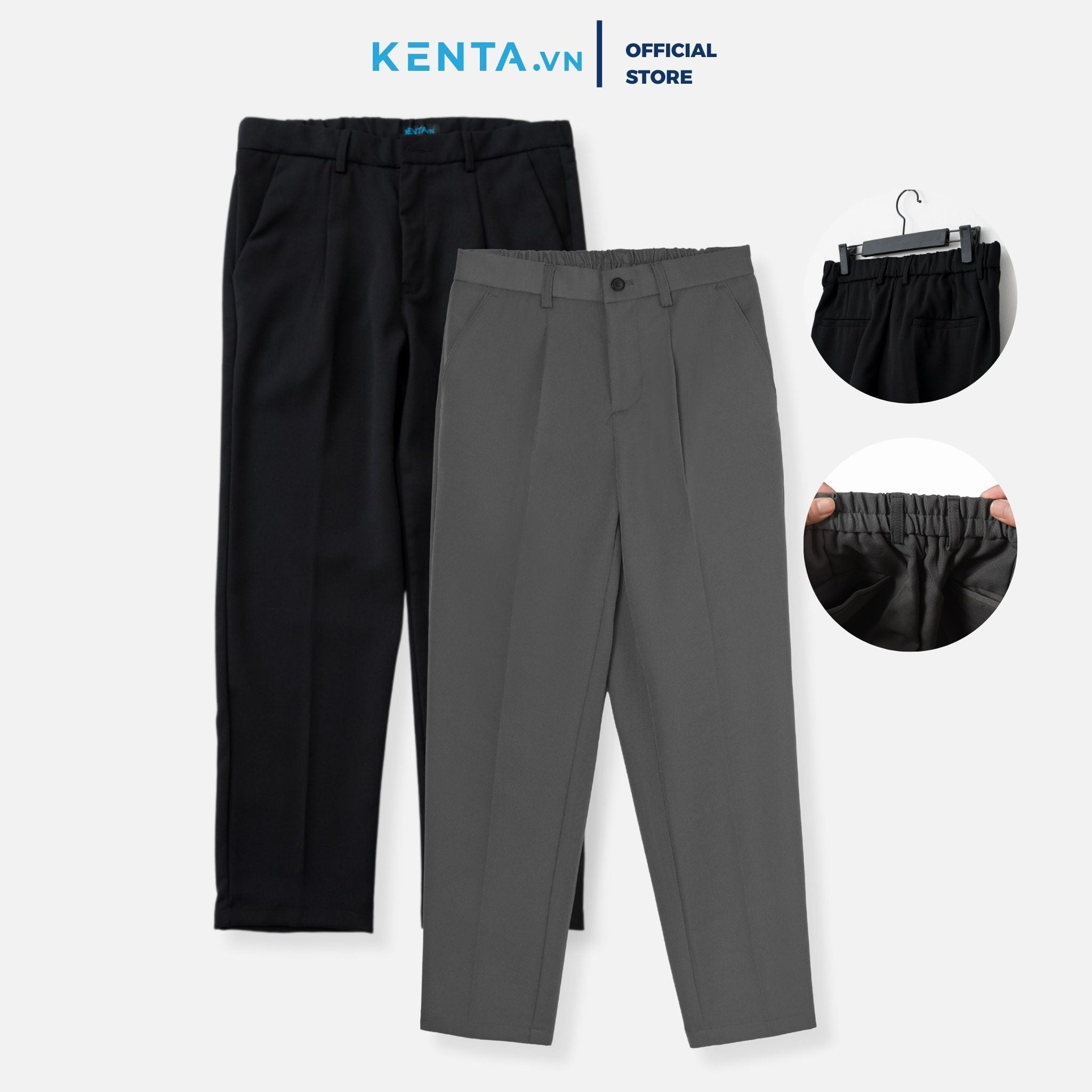  Quần Tây Baggy Nam Lưng Thun QTA0039 