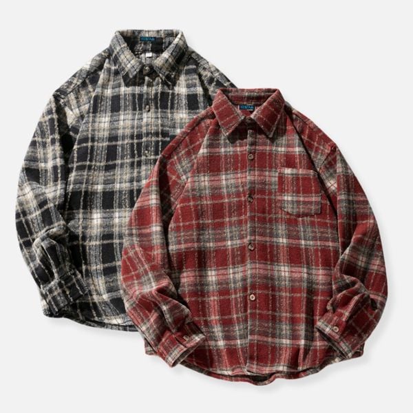  Sơ Mi Caro Cotton Bông Dày Dặn SMD0109 