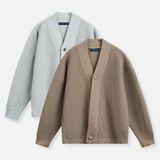  Áo Len Dệt Kim Nút Chéo Dày Dặn AKL0010 