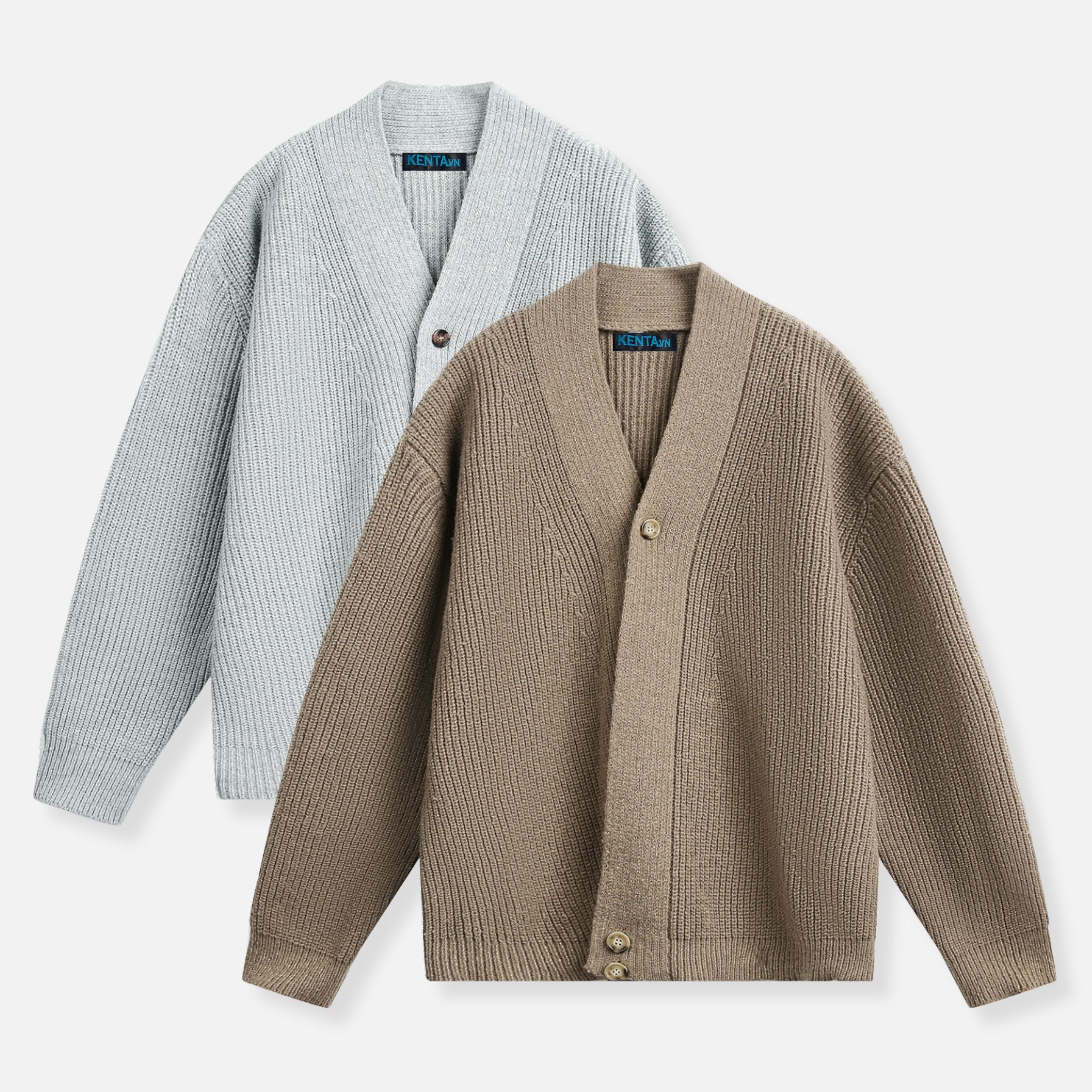  Áo Len Dệt Kim Nút Chéo Dày Dặn AKL0010 