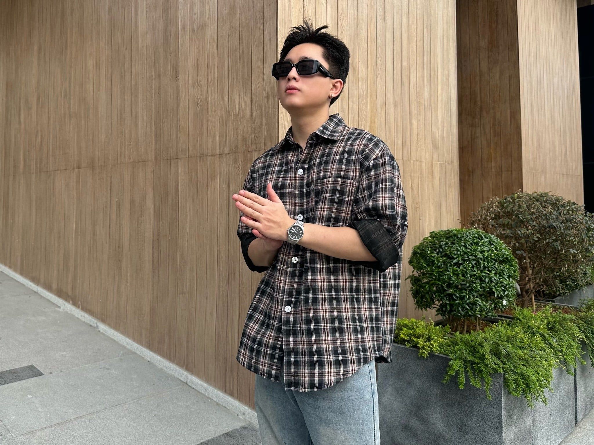  Sơ Mi Caro Vải Cotton Bông SMD0108 