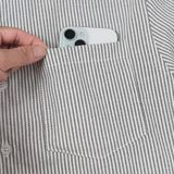  Sơ Mi Tay Ngắn Sọc Nhỏ Vải Oxford SMN0100 