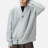  Áo Len Dệt Kim Nút Chéo Dày Dặn AKL0010 